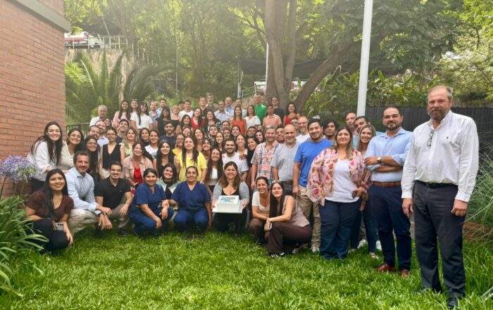 Equipo de Eramet Eramine festejando